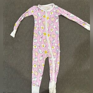 Little Sleepies Zippie Eggs and Toast Print